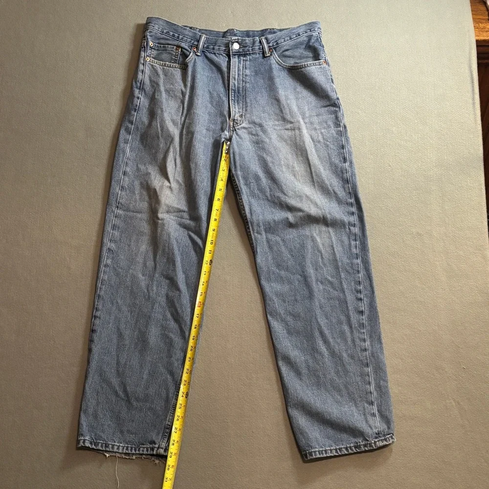 Levi 550 Relaxed Fit Jeans Blue Denim Mens 38x32 00550-4891